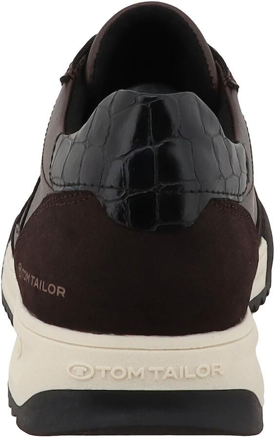 TOM TAILOR Sneakers laag donkerbruin - Foto 3