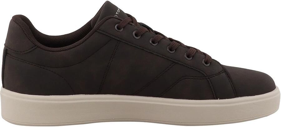 TOM TAILOR Sneakers laag donkerbruin
