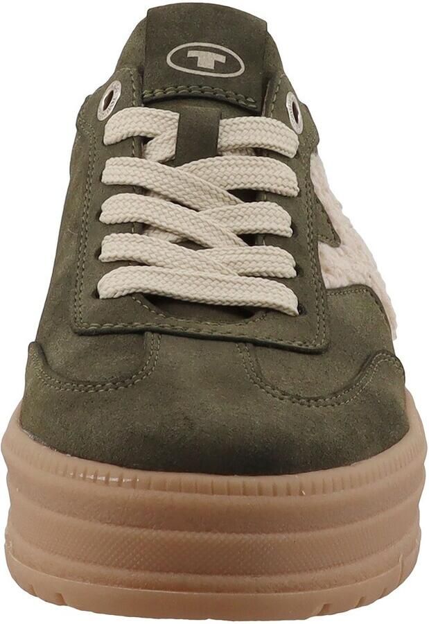 TOM TAILOR Sneakers laag donkergroen