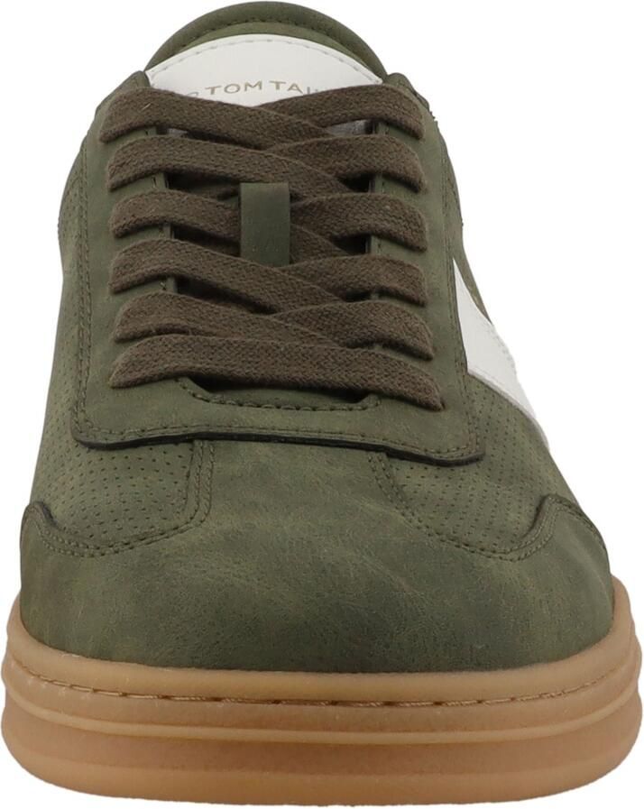 TOM TAILOR Sneakers laag donkergroen wit - Foto 2