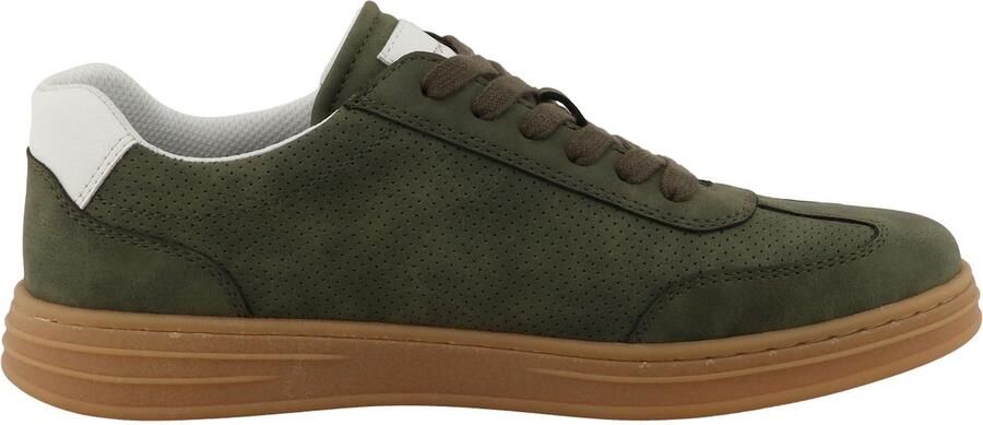 TOM TAILOR Sneakers laag donkergroen wit - Foto 5