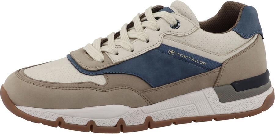 TOM TAILOR Sneakers laag ecru enziaan taupe - Foto 2