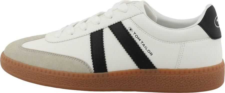 TOM TAILOR Sneakers laag greige zwart wit - Foto 4