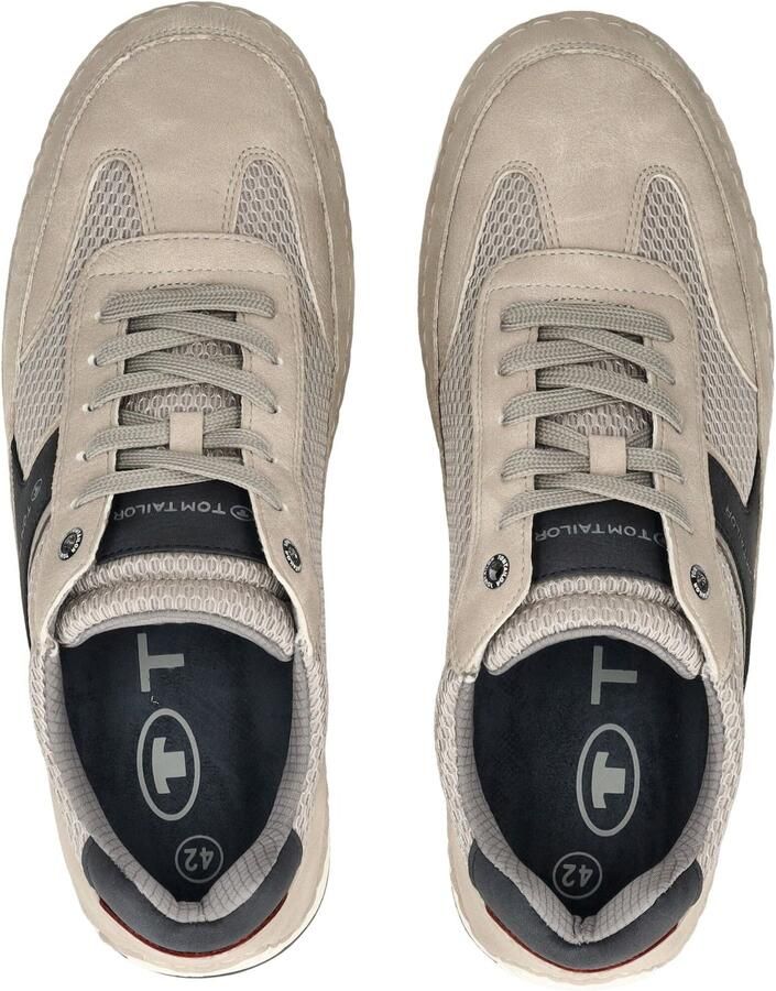 TOM TAILOR Sneakers laag grijs donkergrijs rood - Foto 2
