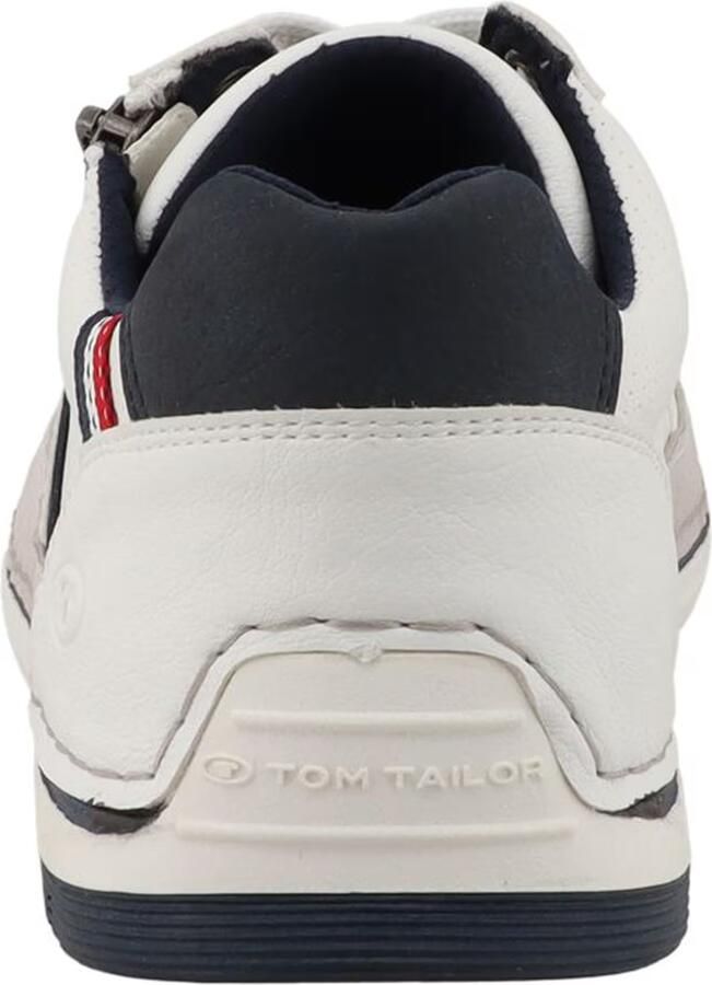 TOM TAILOR Sneakers laag grijs rood zwart wit - Foto 4