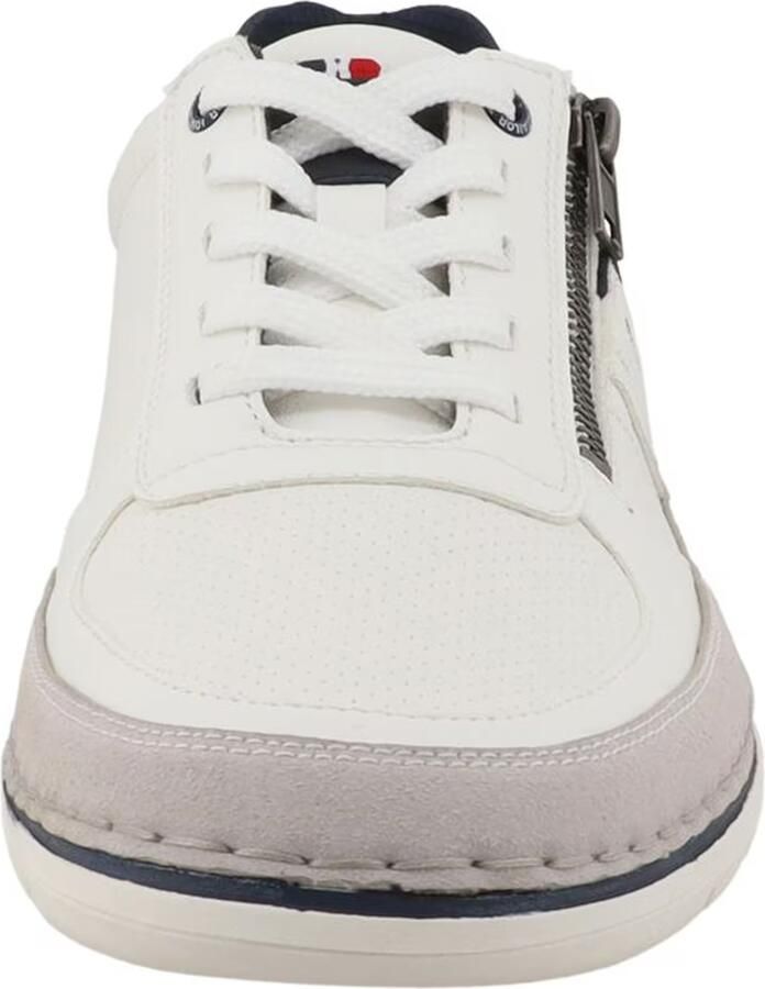 TOM TAILOR Sneakers laag grijs rood zwart wit - Foto 3