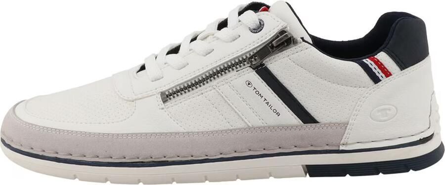 TOM TAILOR Sneakers laag grijs rood zwart wit - Foto 5