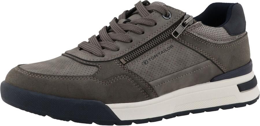 TOM TAILOR Sneakers laag grijs taupe