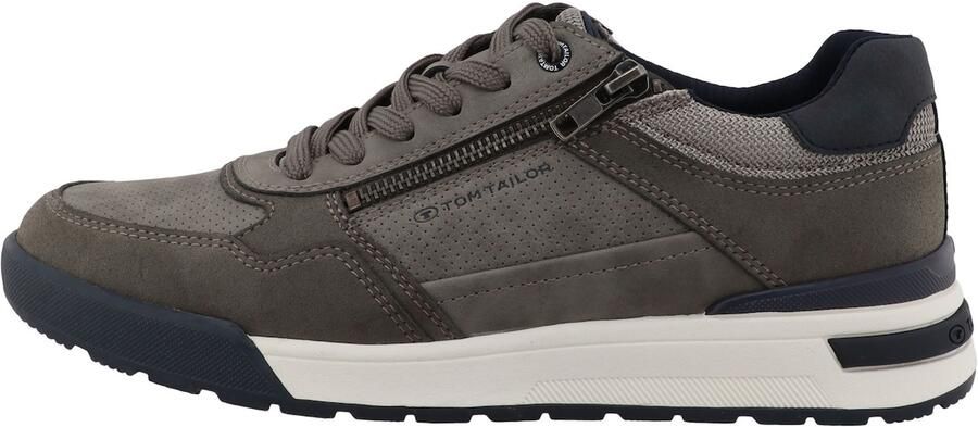 TOM TAILOR Sneakers laag grijs taupe - Foto 4