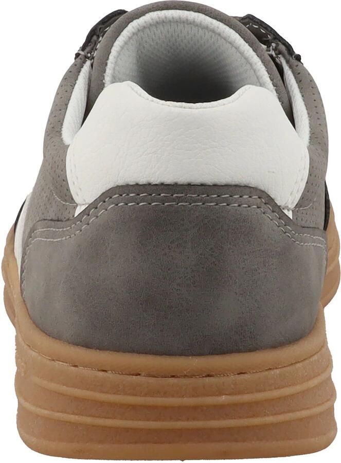 TOM TAILOR Sneakers laag grijs wit - Foto 3