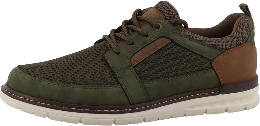 TOM TAILOR Sneakers laag karamel donkerbruin kaki