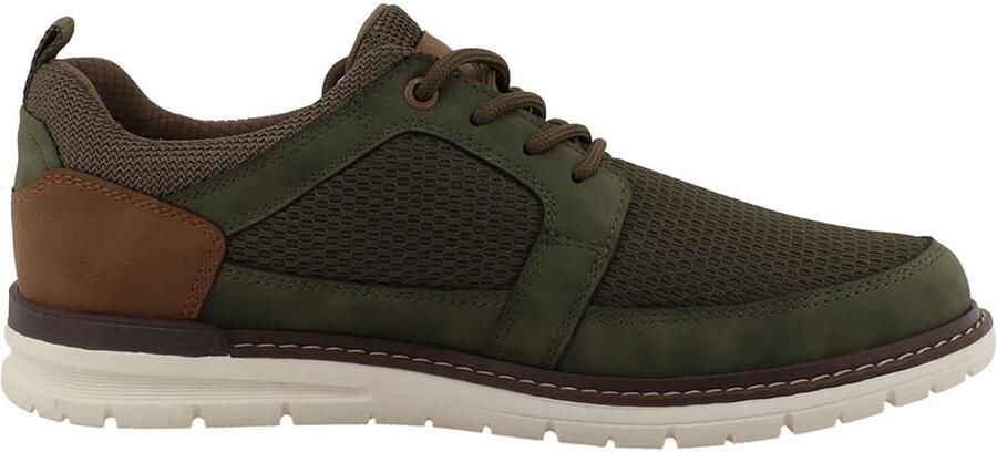 TOM TAILOR Sneakers laag karamel donkerbruin kaki - Foto 4
