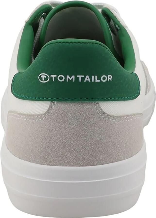 TOM TAILOR Sneakers laag lichtbeige grasgroen wit - Foto 3