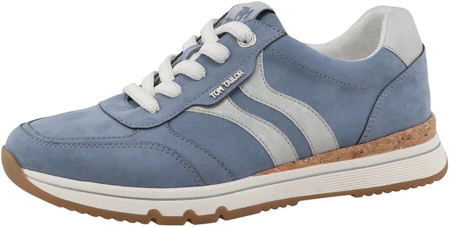 TOM TAILOR Sneakers laag lichtblauw lichtgrijs