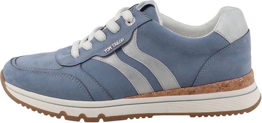 TOM TAILOR Sneakers laag lichtblauw lichtgrijs - Foto 4