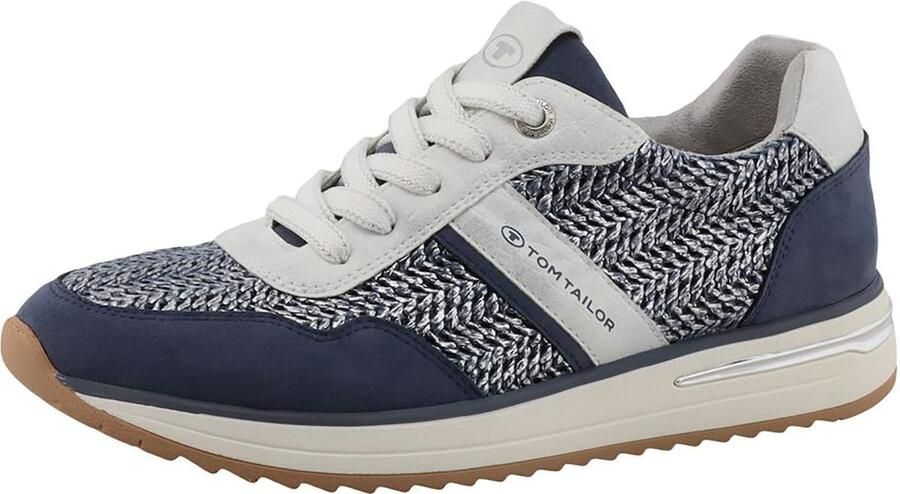 TOM TAILOR Sneakers laag marine zilver