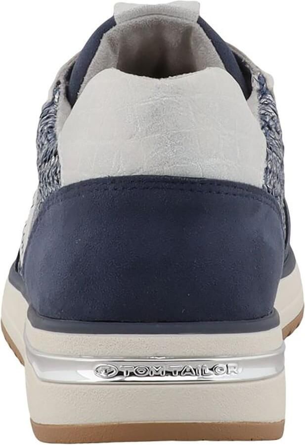 TOM TAILOR Sneakers laag marine zilver - Foto 3
