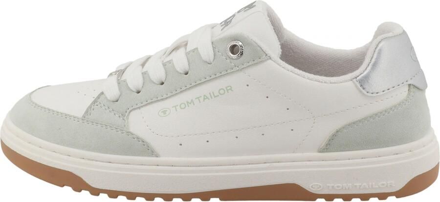 TOM TAILOR Sneakers laag mintgroen wit - Foto 5