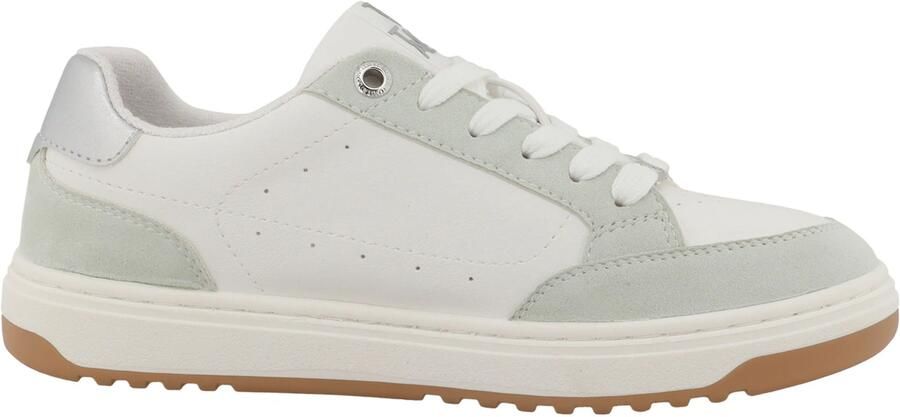 TOM TAILOR Sneakers laag mintgroen wit - Foto 4