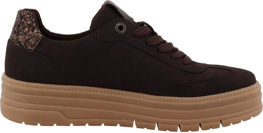 TOM TAILOR Sneakers laag mokka