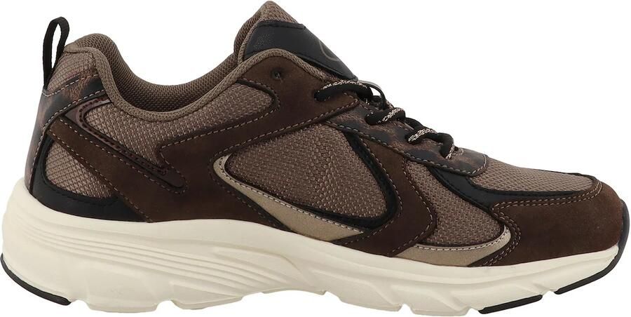TOM TAILOR Sneakers laag mokka lichtbruin donkerbruin