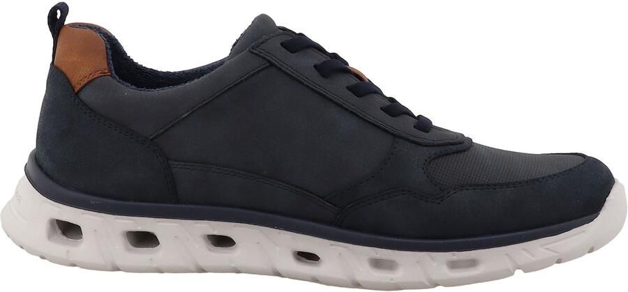 TOM TAILOR Sneakers laag navy cognac