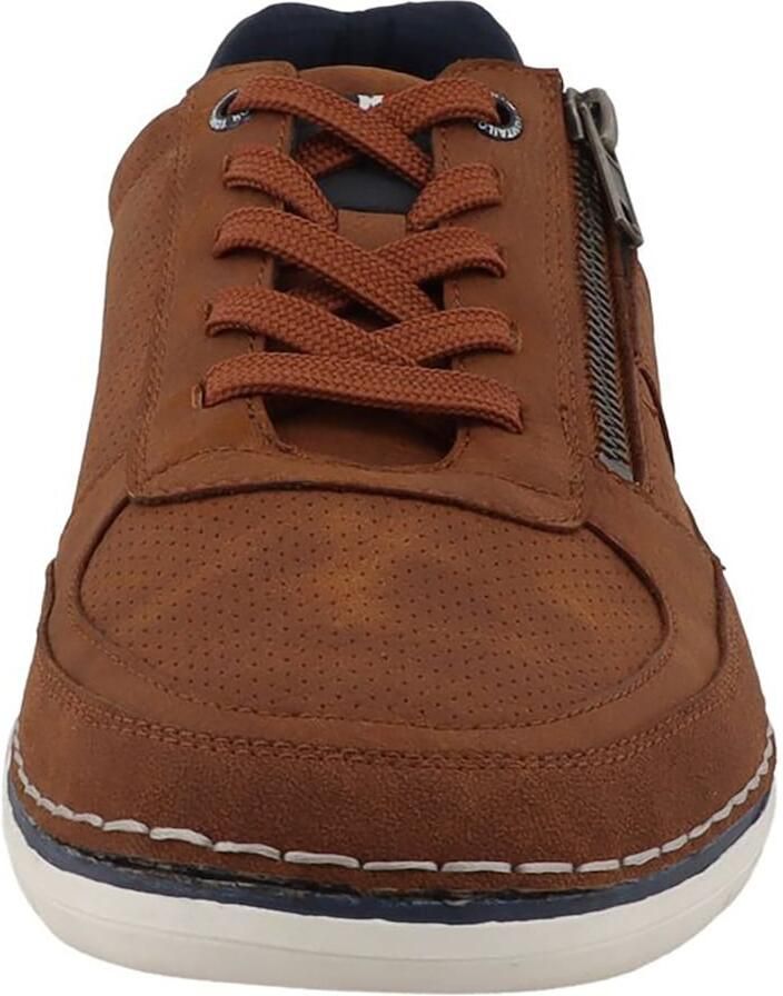 TOM TAILOR Sneakers laag navy cognac rood wit - Foto 2