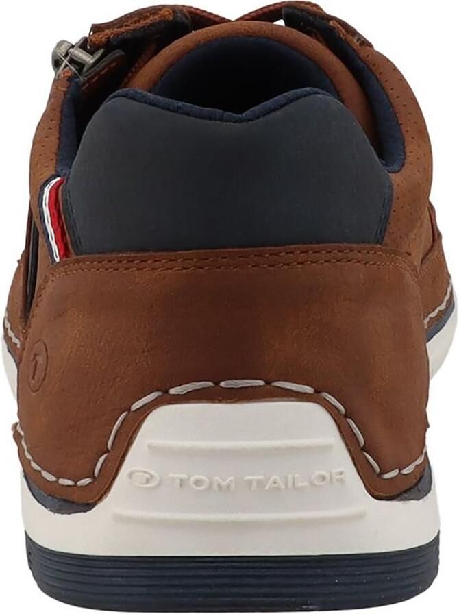TOM TAILOR Sneakers laag navy cognac rood wit - Foto 3