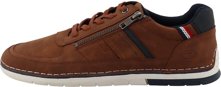 TOM TAILOR Sneakers laag navy cognac rood wit - Foto 4