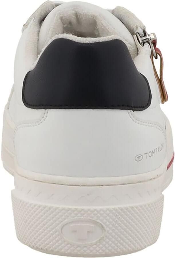 TOM TAILOR Sneakers laag navy donkerrood wit - Foto 3