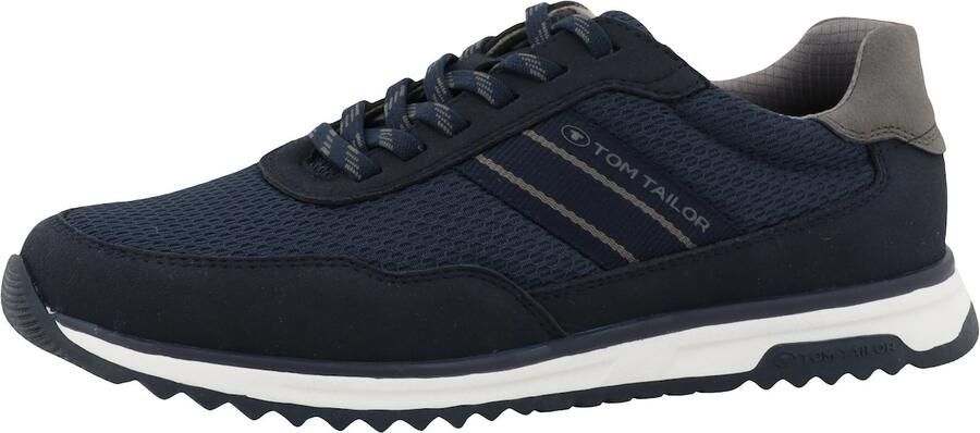 TOM TAILOR Sneakers laag navy grijs