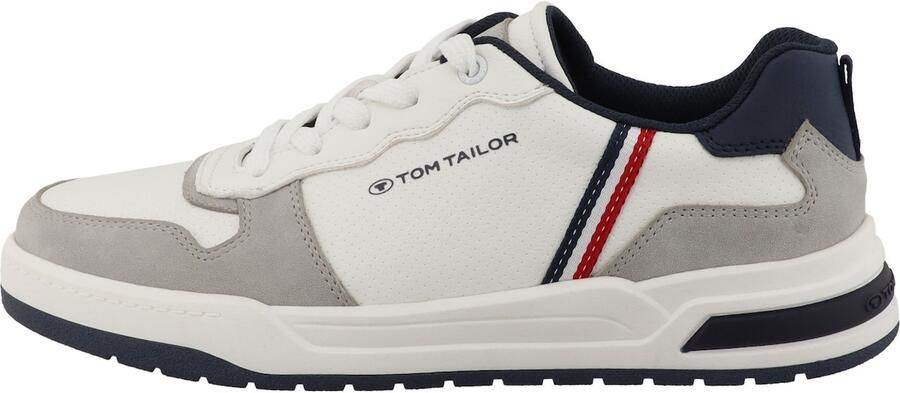 TOM TAILOR Sneakers laag navy grijs rood wit - Foto 4