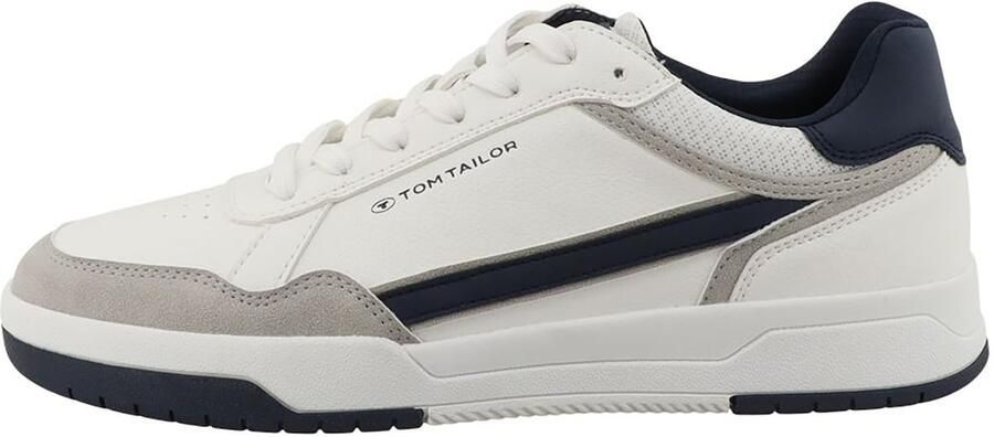 TOM TAILOR Sneakers laag navy grijs wit - Foto 4