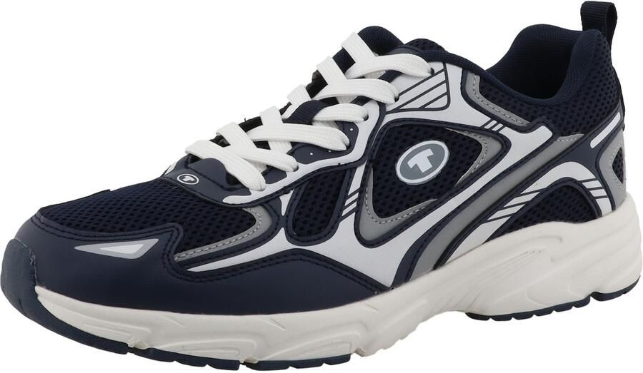 Tom Tailor Sneakers met colourblocking navy-silver - Foto 2