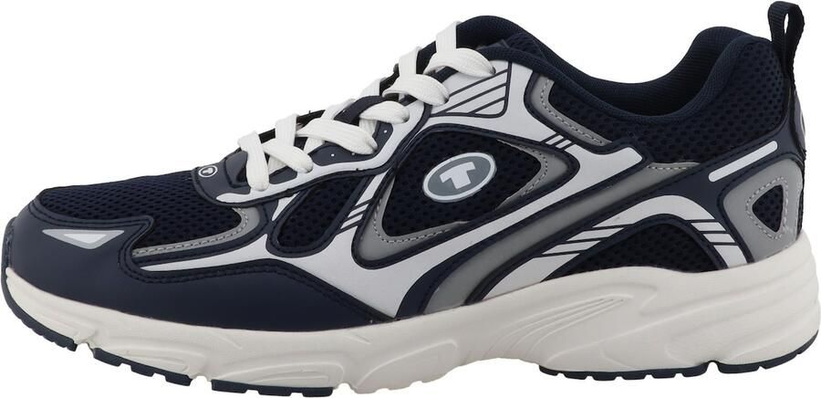 Tom Tailor Sneakers met colourblocking navy-silver - Foto 5