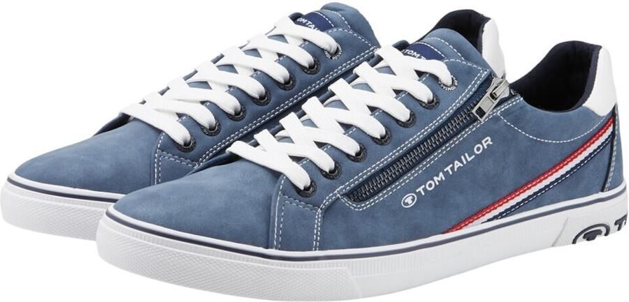 Tom Tailor Sneakers met contrastafwerking vrijetijdsschoen lage schoen veterschoen - Foto 4