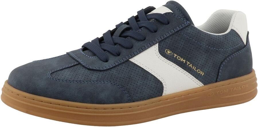 TOM TAILOR Sneakers laag navy wit