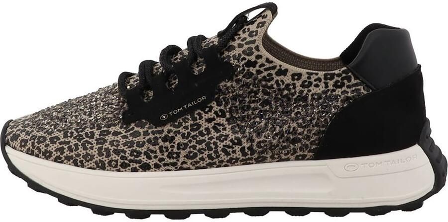 TOM TAILOR Sneakers laag sand zwart - Foto 4