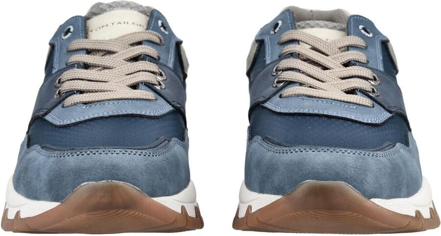 TOM TAILOR Sneakers laag smoky blue lichtblauw grijs wit - Foto 4