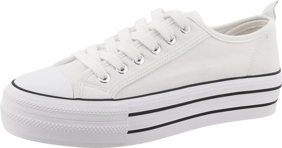 TOM TAILOR Sneakers laag wit
