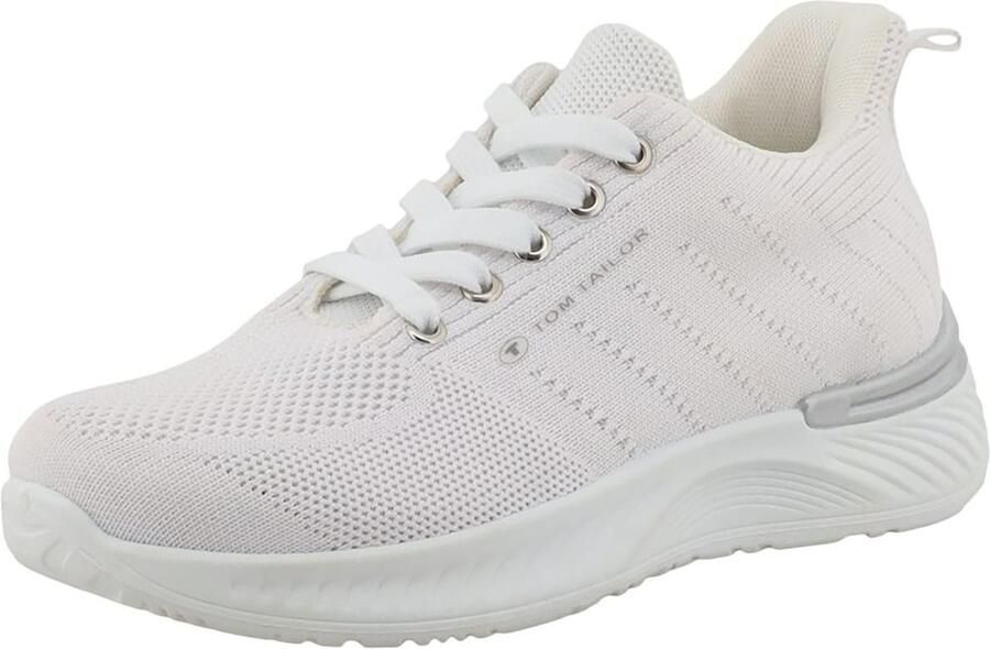 TOM TAILOR Sneakers laag wit