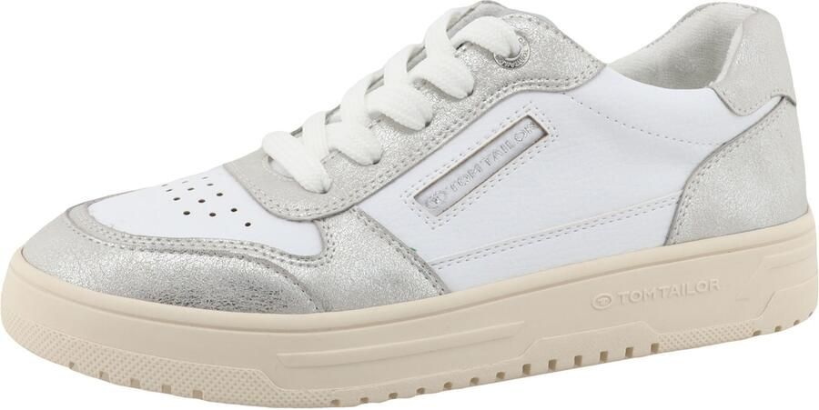 Tom Tailor Sneakers met imitatieleer van hoge kwaliteit Silver-white - Foto 2