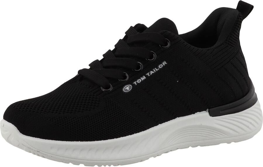 TOM TAILOR Sneakers laag zwart