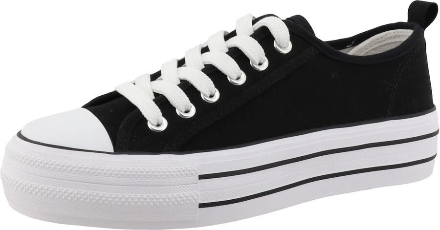TOM TAILOR Sneakers laag zwart