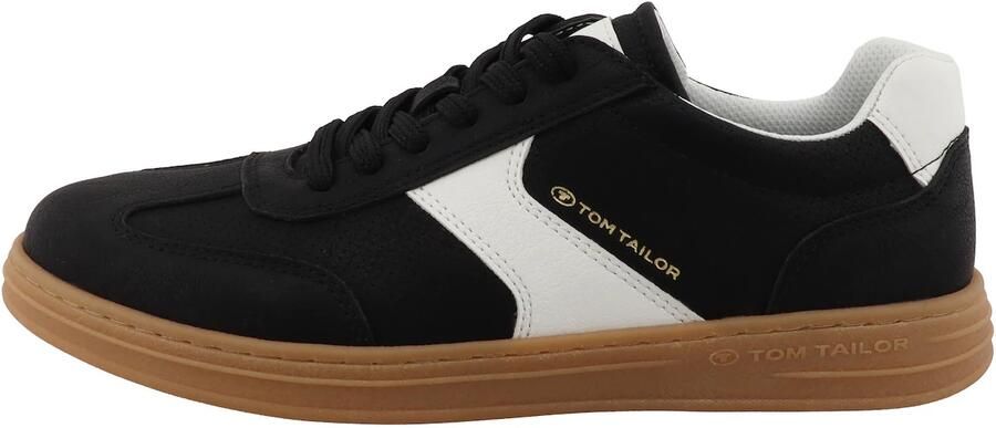 TOM TAILOR Sneakers laag zwart wit - Foto 4