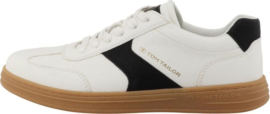 TOM TAILOR Sneakers laag zwart wit - Foto 4