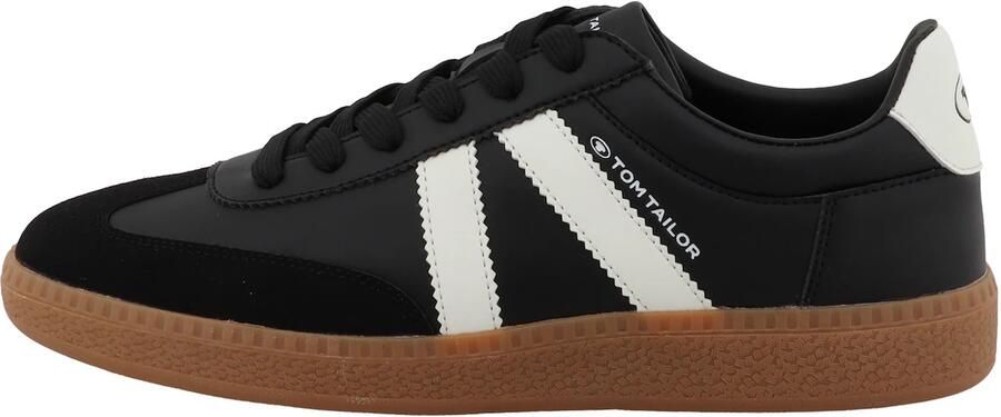 TOM TAILOR Sneakers laag zwart wit - Foto 4