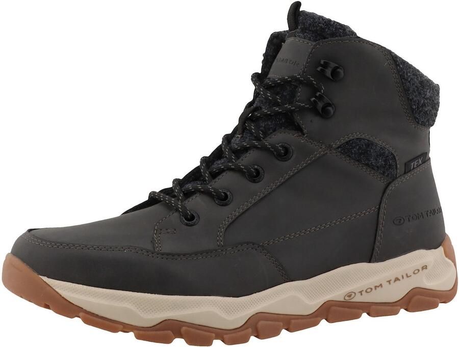TOM TAILOR Veterboots antraciet