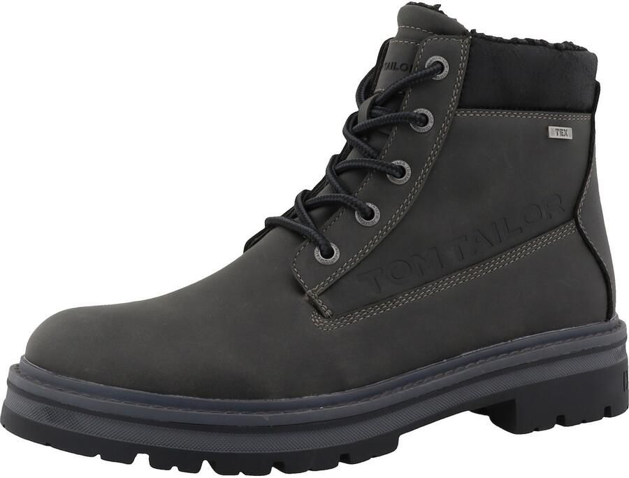 TOM TAILOR Veterboots antraciet