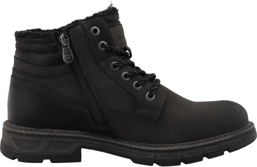 TOM TAILOR Veterboots antraciet